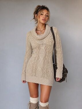 Vintage Diesel Alpaca Wool Cable Knit Sweater Archival Italian Knit XS Premium